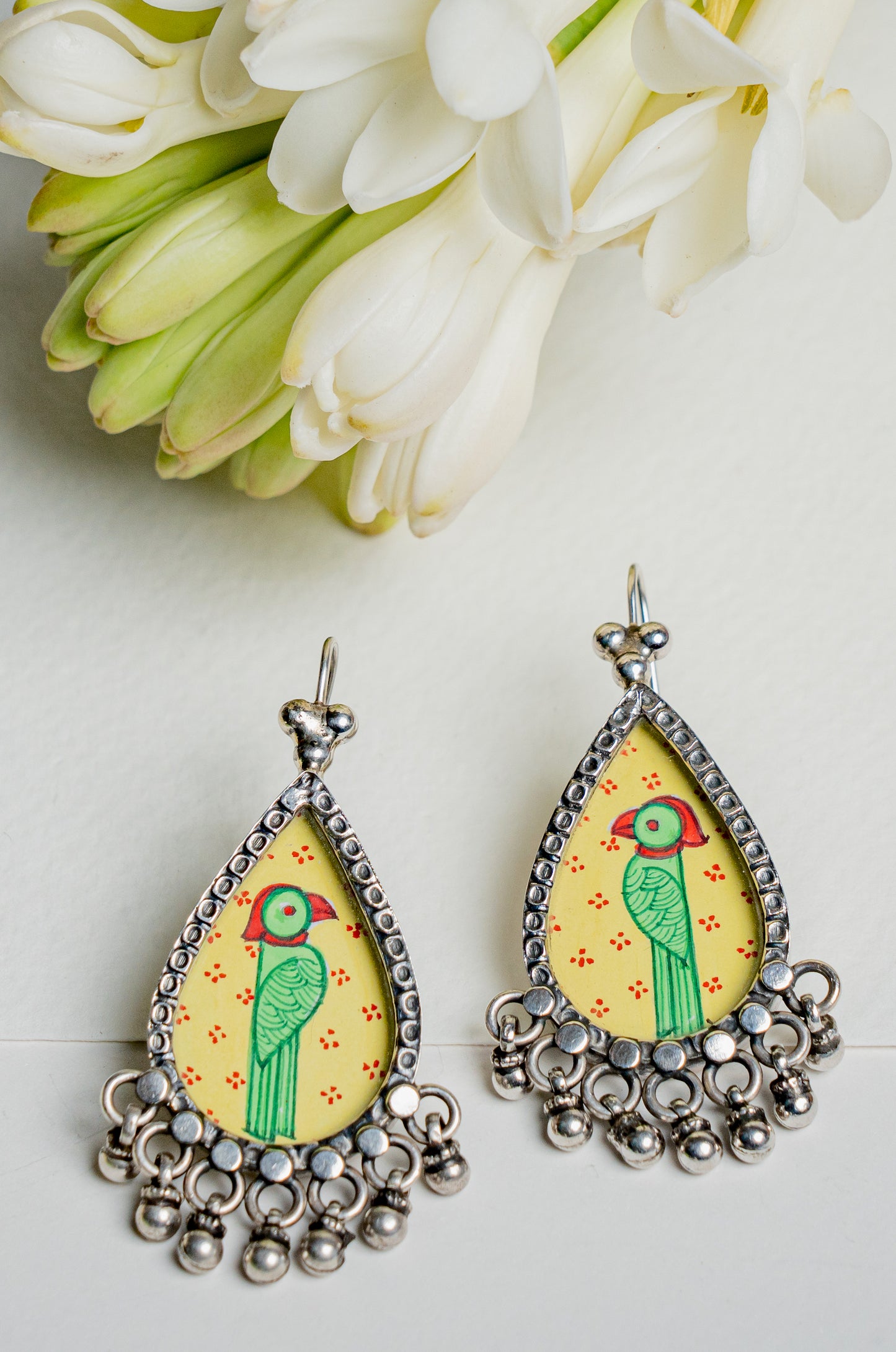 Parrot Drops - 925 Silver