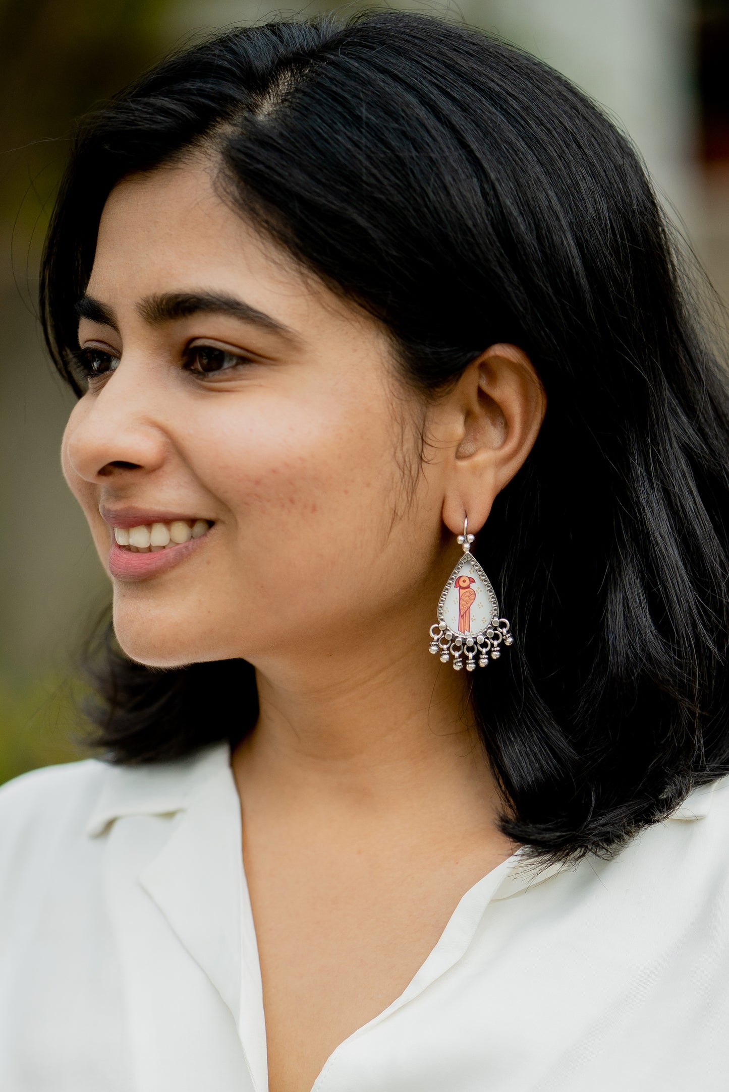 Parrot Drops - 925 Silver
