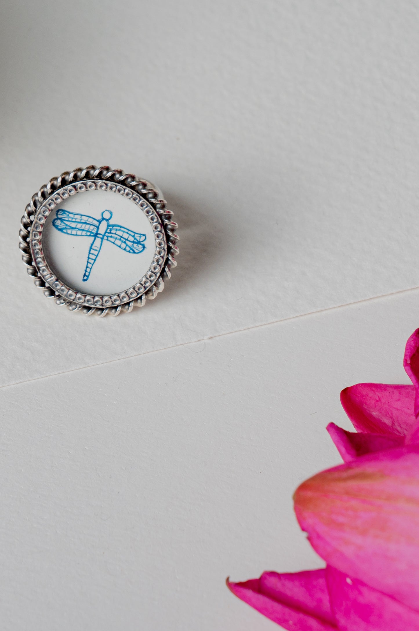 Dragonfly Ring - 925 Silver
