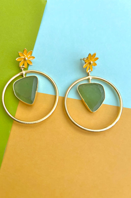 Jade in a Ring - Green