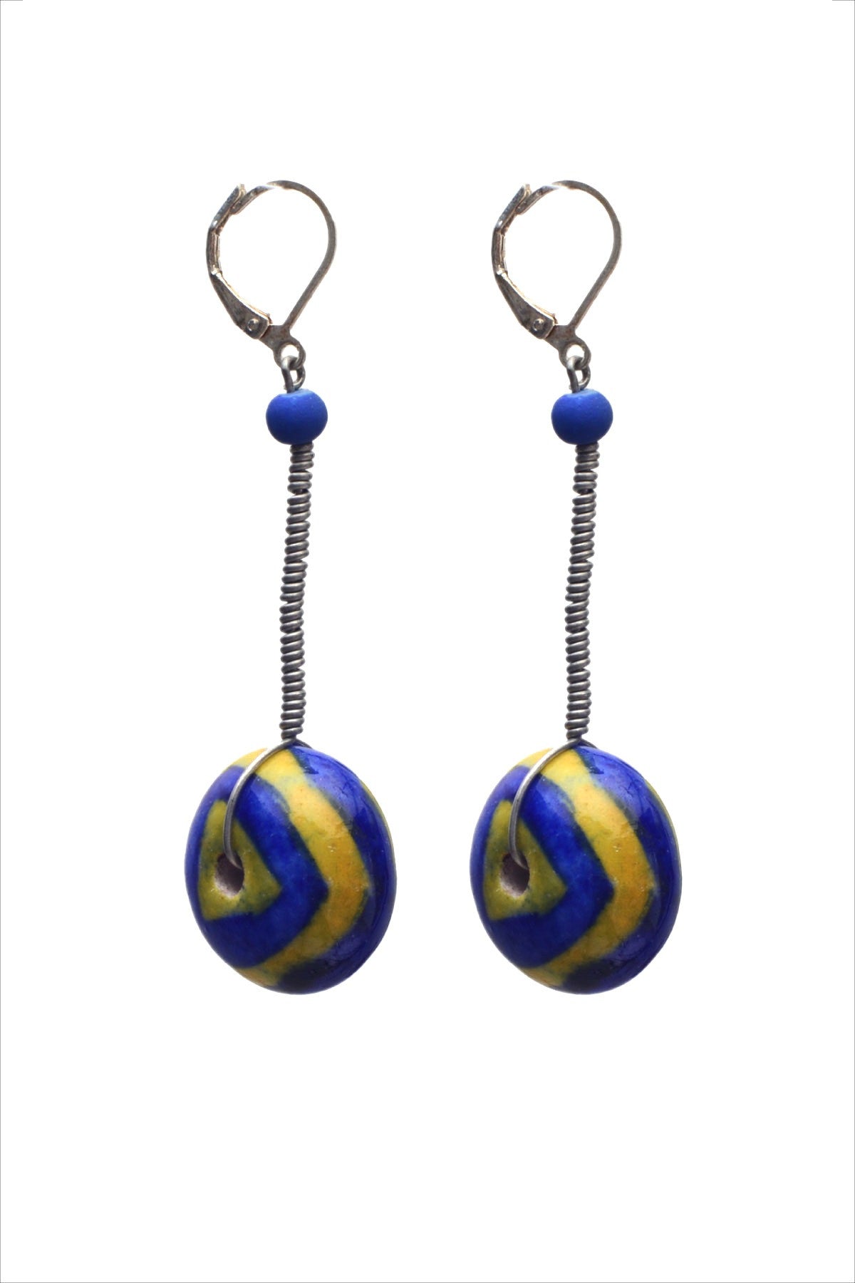 Blue Pottery earring