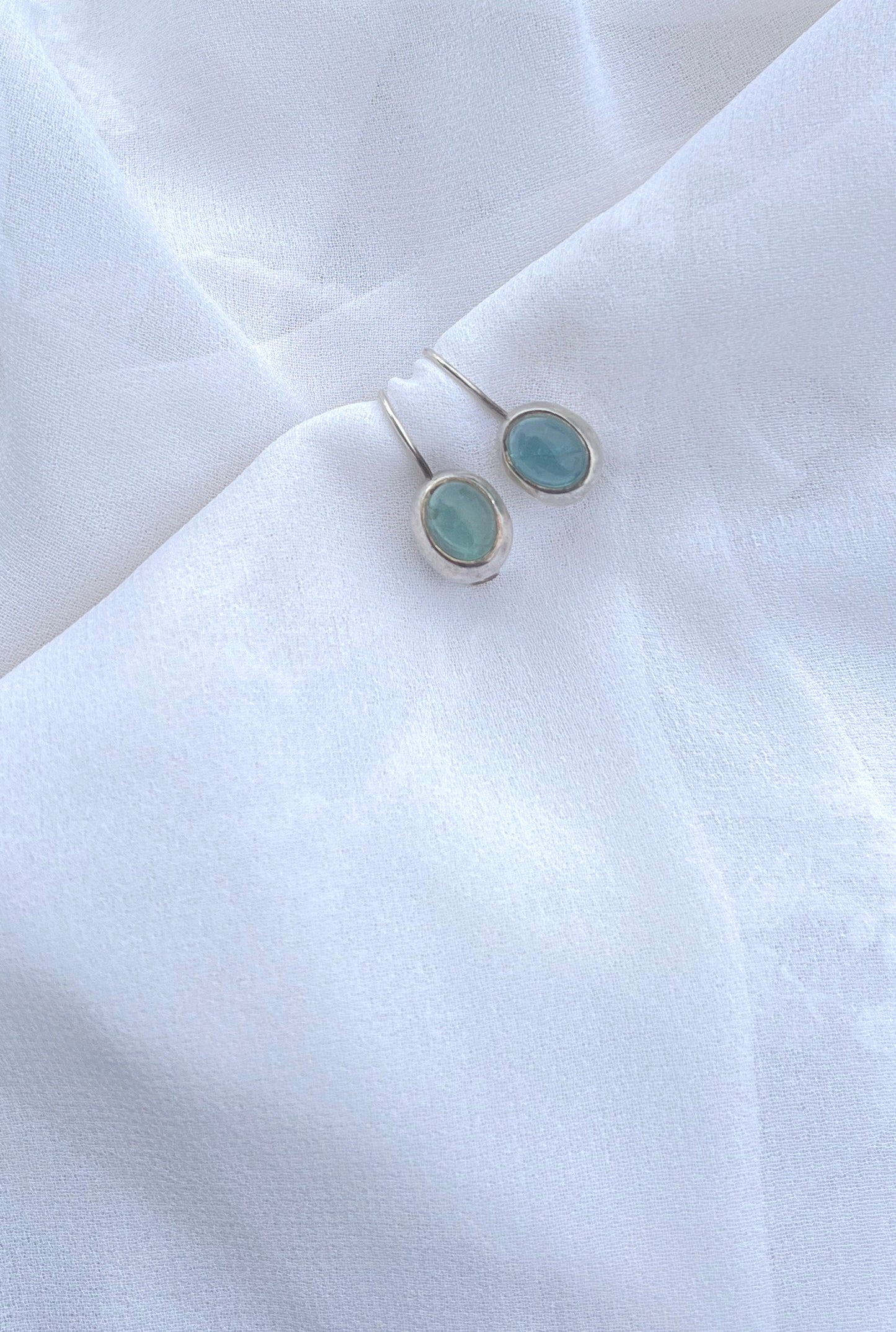 Aquamarine Drops - 925 Silver