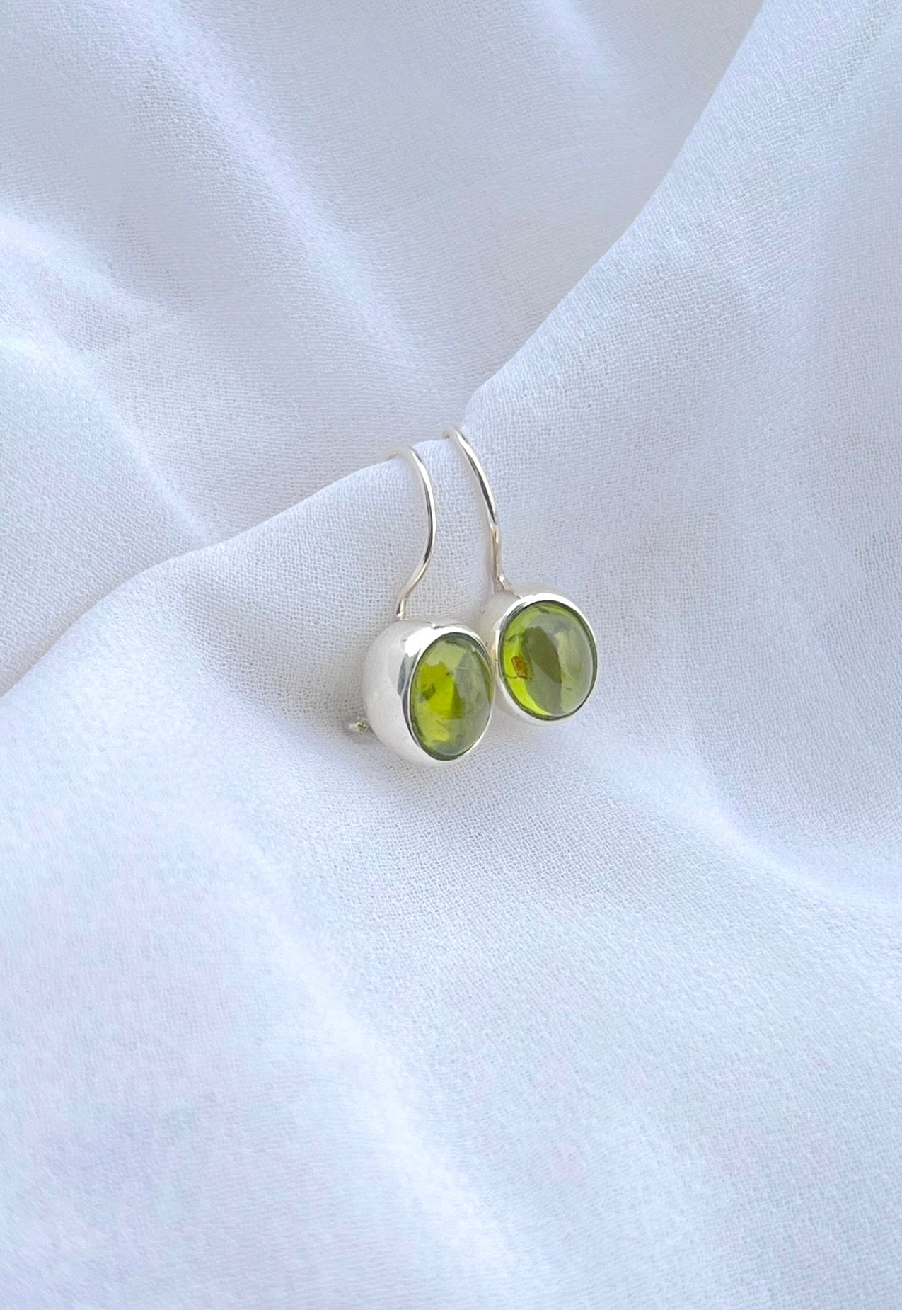 Peridot Drop - 925 Silver