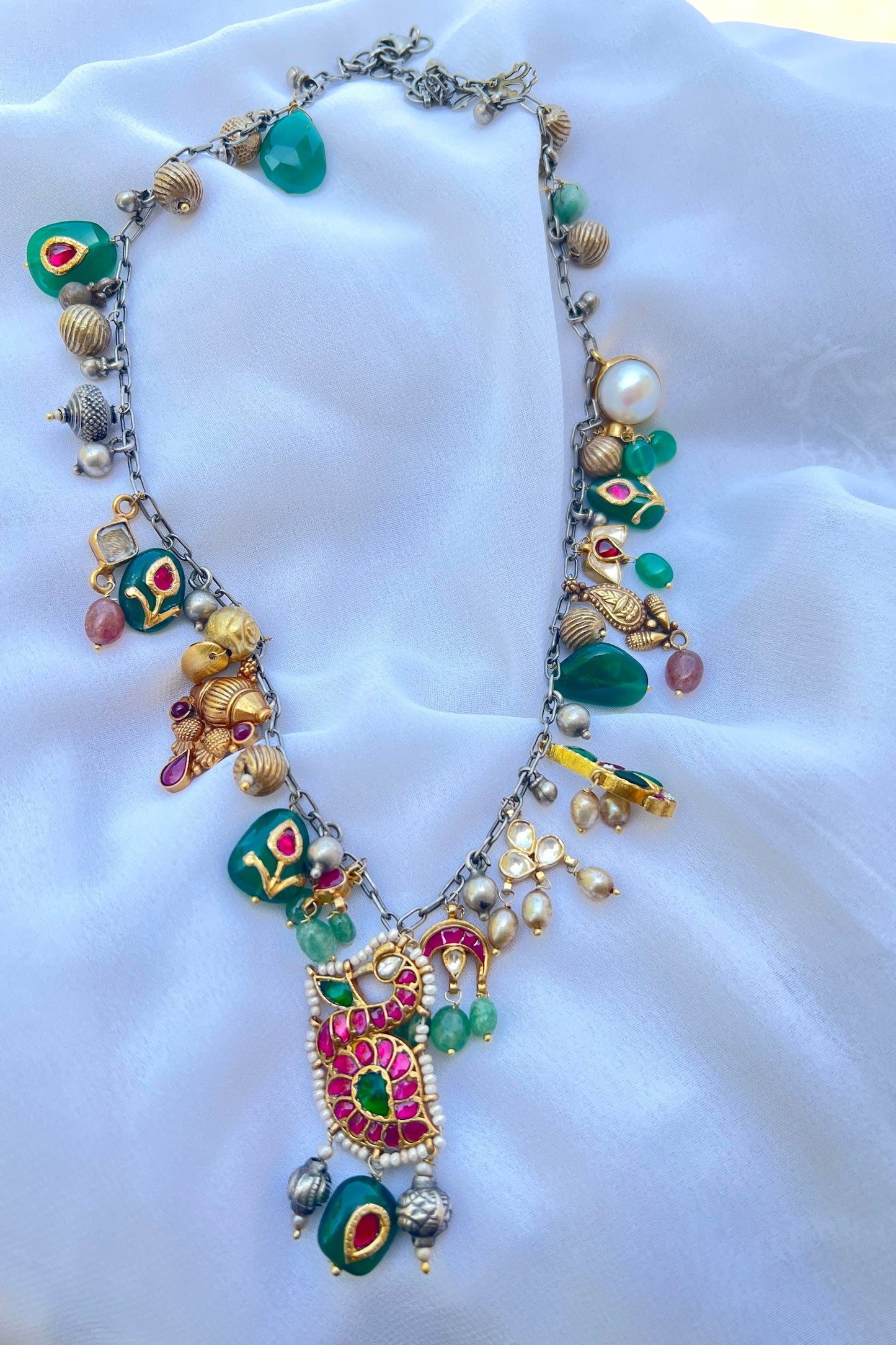 Charm Necklace Kemp Peacock