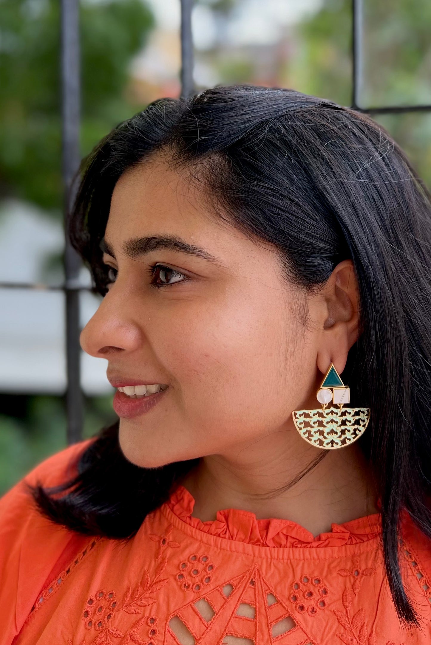 Art Deco Statement earrings