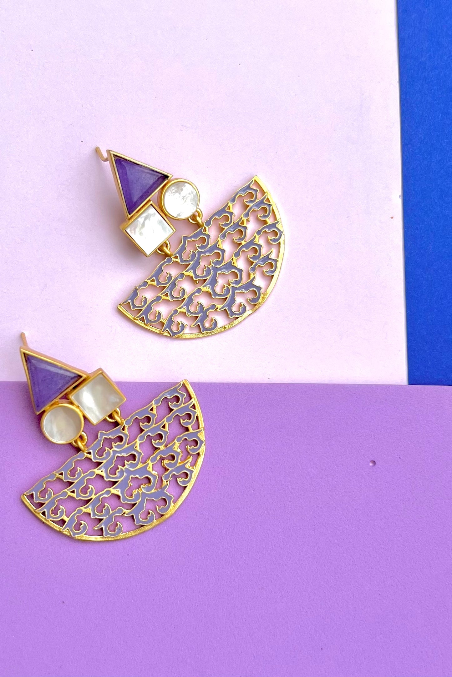 Art Deco Statement Earrings