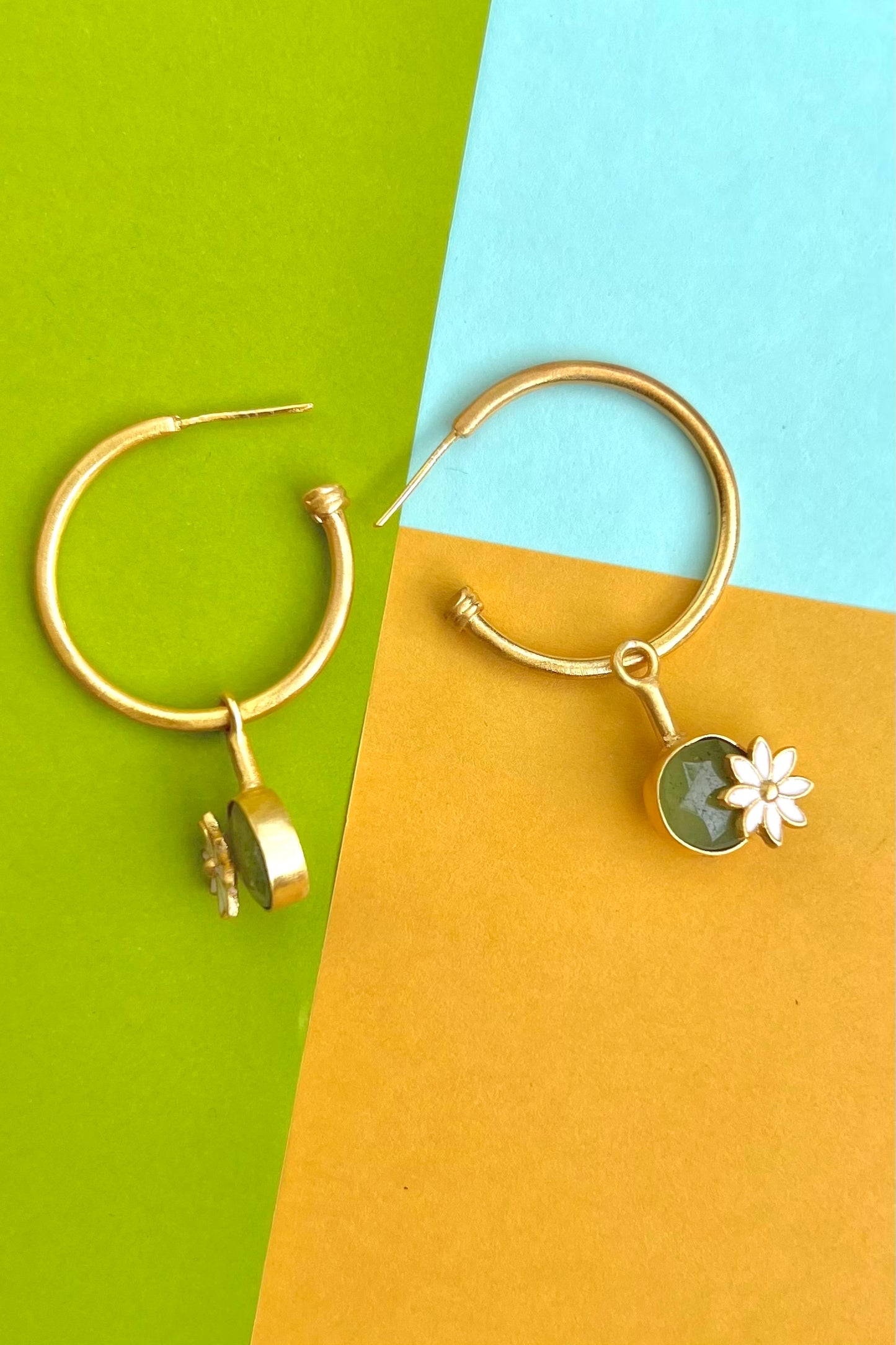 Small Hoops - Jade