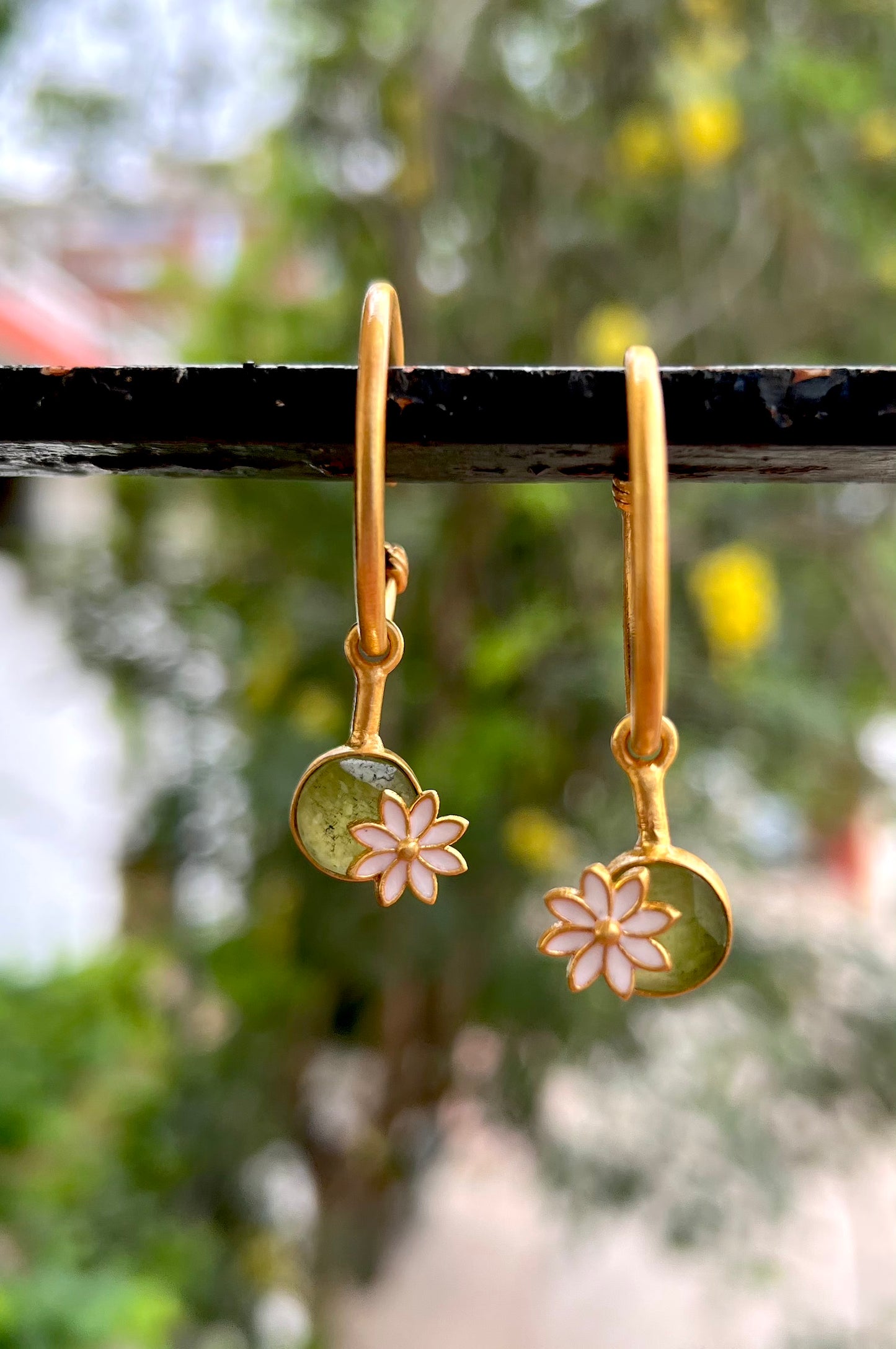 Small Hoops - Jade