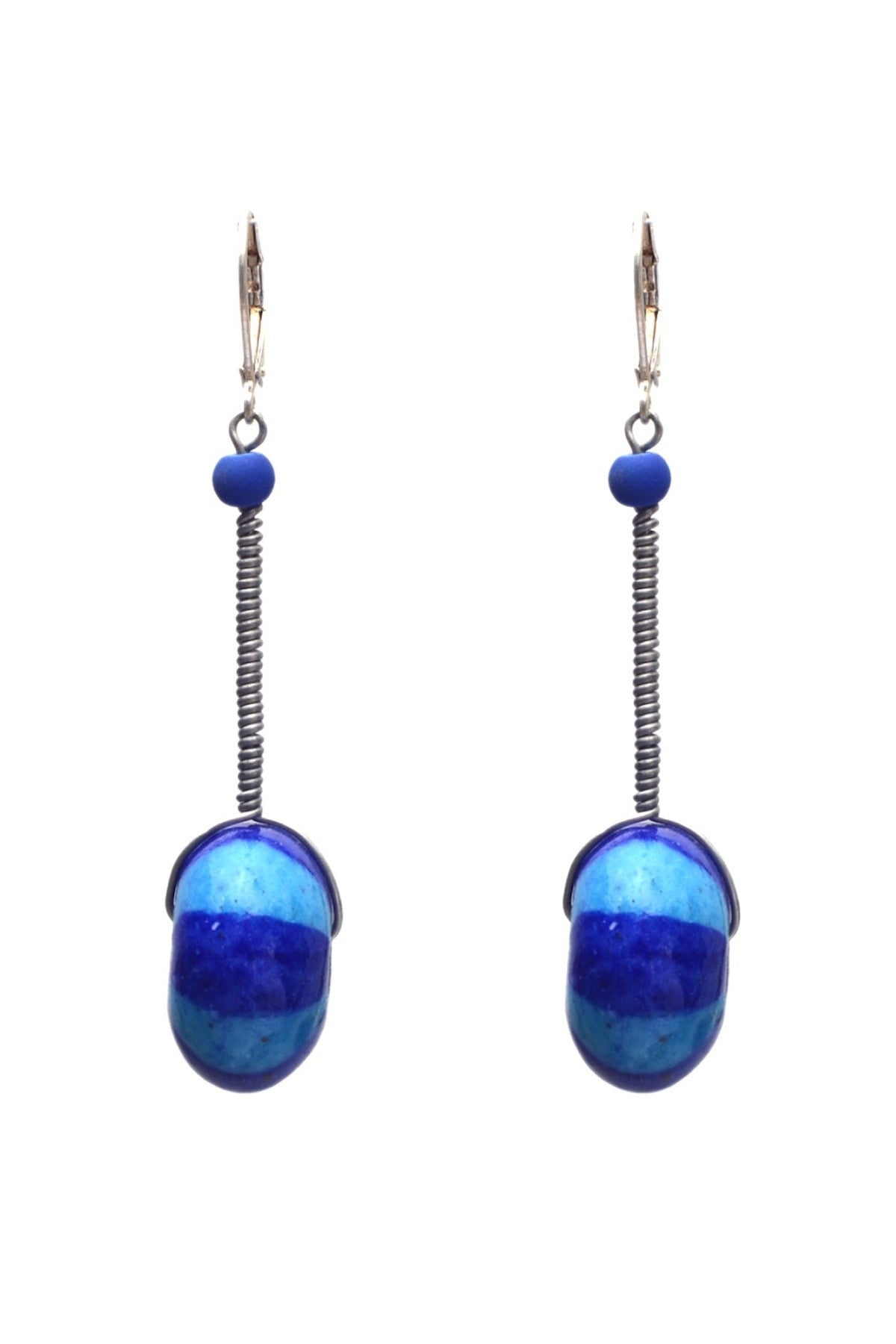 Blue Pottery earring