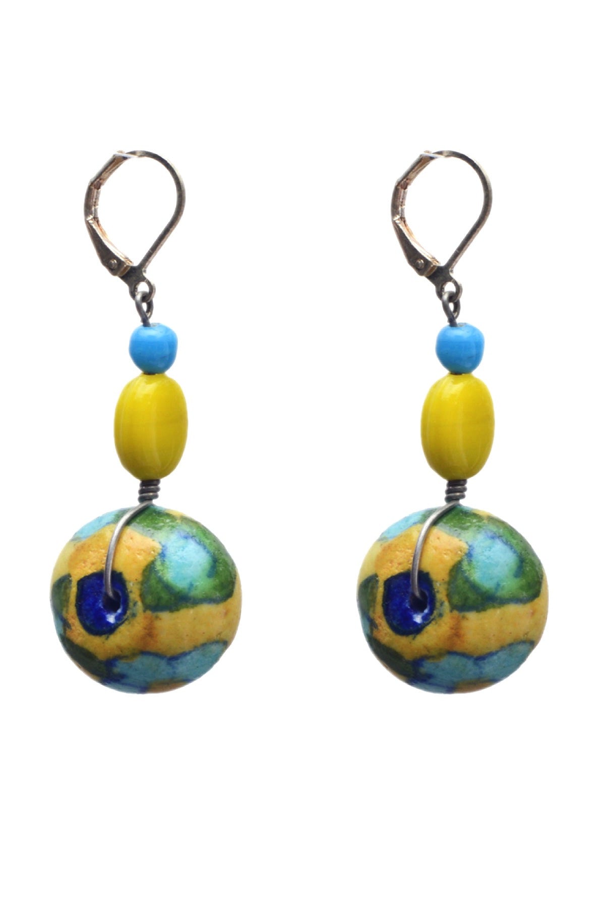 Blue Pottery earring